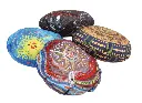 Aboriginal Round Cushions 60cm — Set of 4