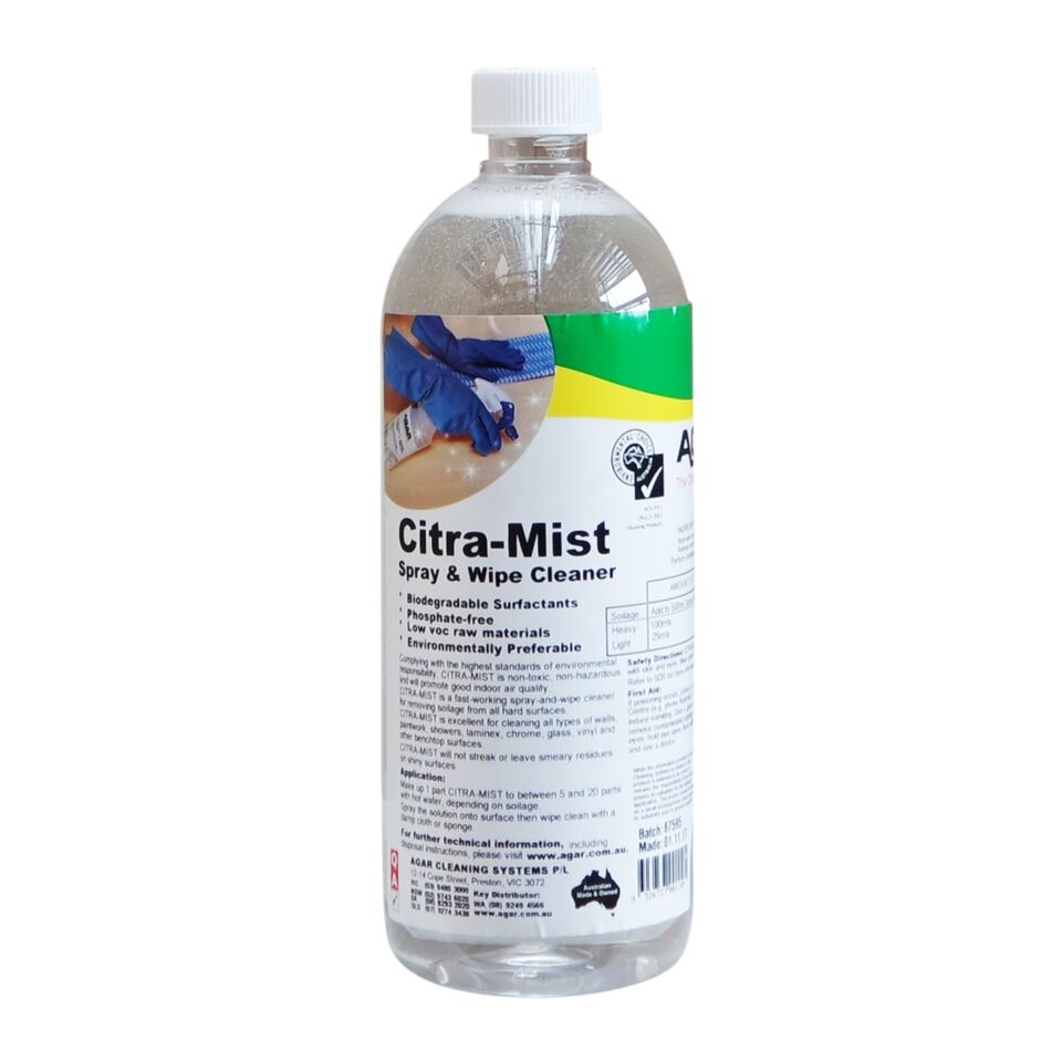 AGAR-CITRA MIST SPRAY &amp; WIPE SURFACE CLEANERS 500ML