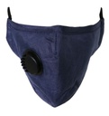 Cleanstar - Cloth Face Mask With Vent And Filter - Navy Blue
