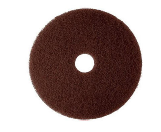 Cleanstar - Floorpad 16"Brown 400mm 5pk