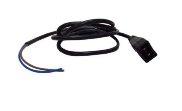 Cleanstar - Straight Male 2 Pin Stripped Vacuum Powerhead Cord - 1.35m