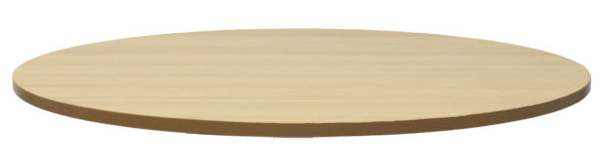 Custom Made Round Melamine Laminex/Poltech Table Top – 600mm DIA x 25mm Thick