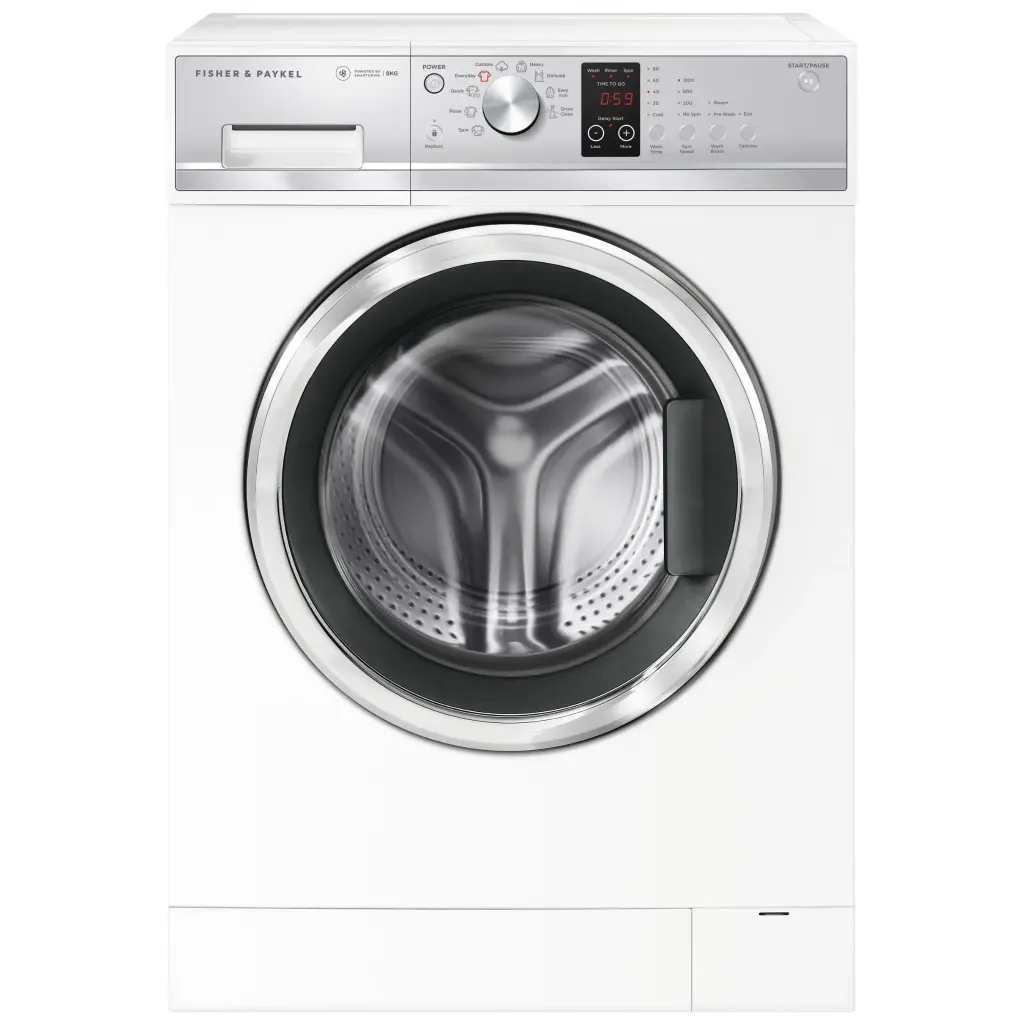 Fisher & Paykel 8kg Series 3 Front Load Washing Machine (White)