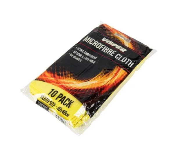 Rosche Microfibre Cloth 40 X 40cm 300gsm - Yellow  10 Unit