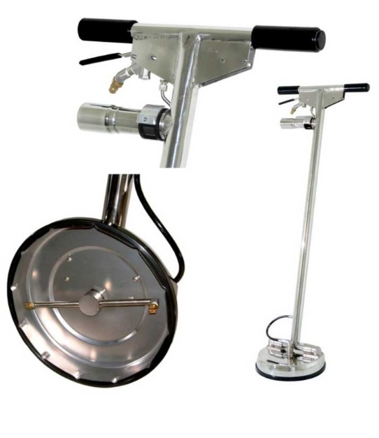 Cleanstar - Hard Surface Floor Spinner Tool Complete With Ss Valve