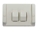 Trader Hippo 2 Gang Weatherproof Switch with Large Back Box – IP66 (Kimaka)