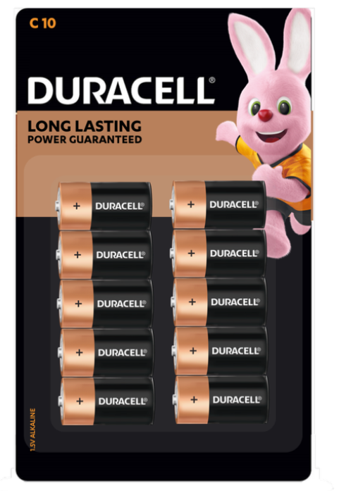C BATTERIES - 10 PACK