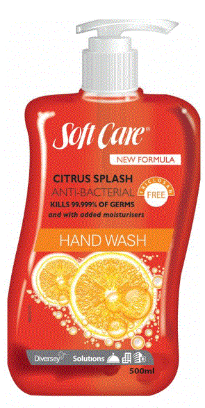 Soft Care Citrus Splash Anti-Bac Hand Wash 500ml