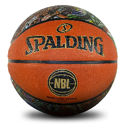 SPALDING NBL INDIGENOUS ROUND SIZE 7 OUTDOOR BASKETBALL - BROWN/MULTI