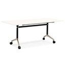 Typhoon Table – 1200 x 600mm (White Top/Black Frame)