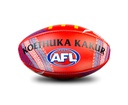 SHERRIN 2024 SIR DOUG NICHOLLS ROUND OFFICIAL GAME FOOTBALL - RED