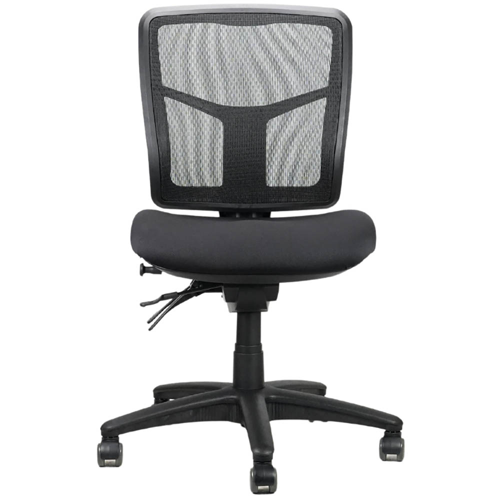 Rapidline Mirae Medium Back Mesh Chair (Black)