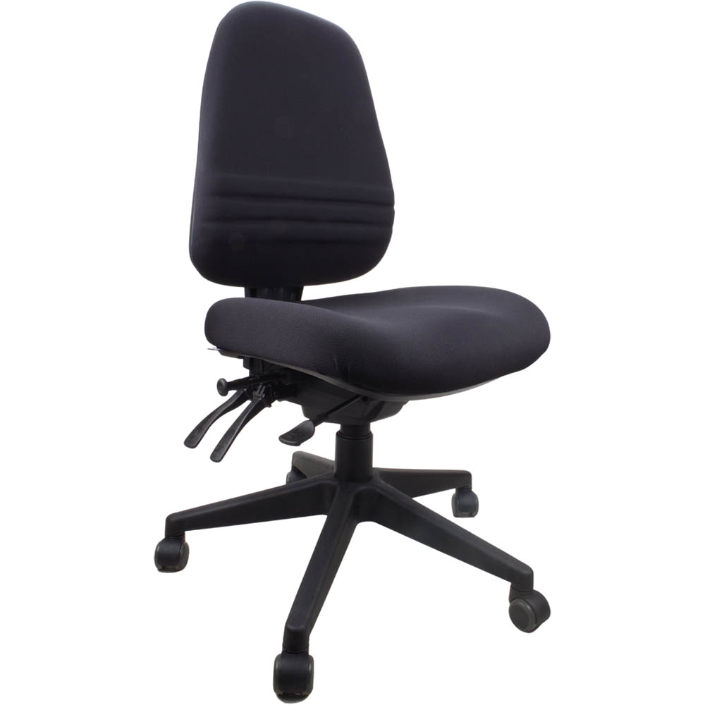 Rapidline Endeavour Pro Ergonomic Chair – High Back (Black)