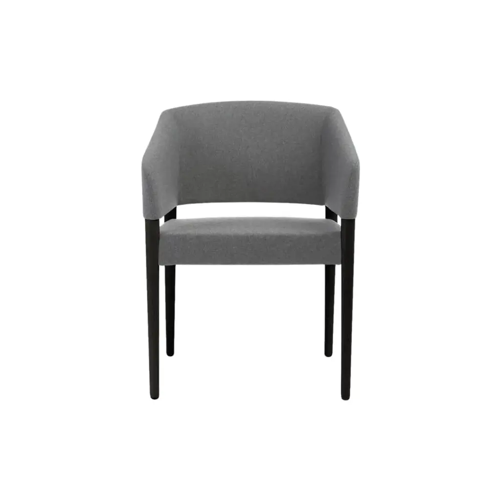 Marcela - Black Timber – Italian Designed Tub Chair