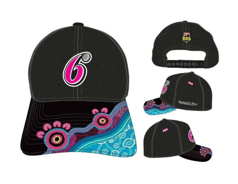 SYDNEY SIXERS BIG BASH BBL CRICKET PLAYERS INDIGENOUS TRAINING CAP/HAT