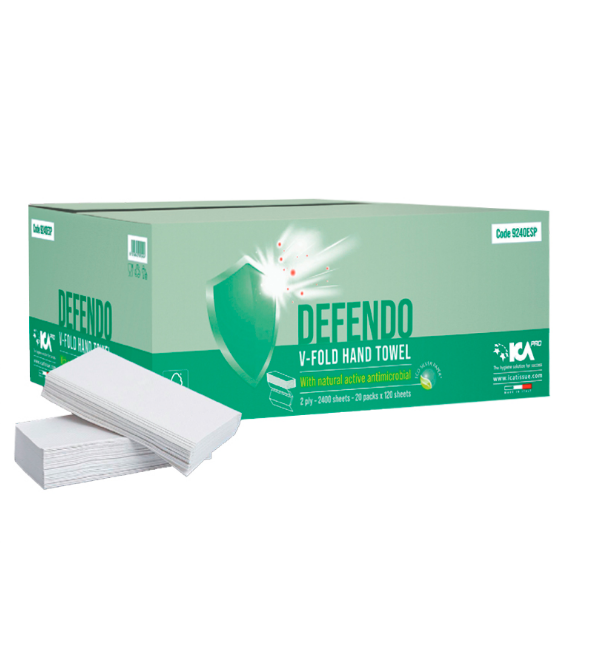 [9240ESP] STELLA DEFENDO 2PLY 2400SHT V-FOLD HAND TOWEL