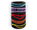 [CH_0164] STUBBY COOLER X2 ABORIGINAL DESIGN - GUDHU GALBA (RAINBOW RIVER) DESIGN - JEDESS HUDSON