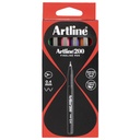 Artline 200 Fineliner Pen 0.4 mm – Assorted 8‑Colour Box of 12