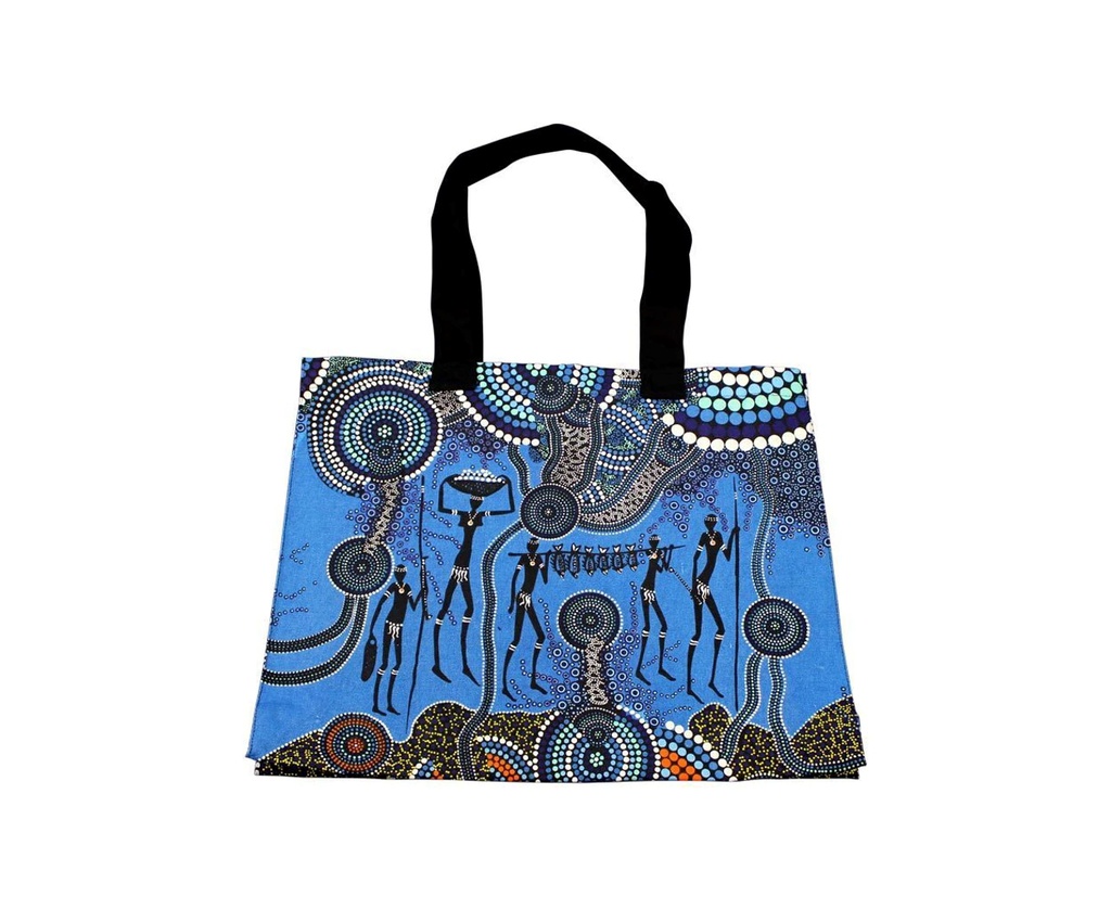 BAG SHOULDER ABORIGINAL DESIGN - COLIN JONES ASSORTED DESIGNS - HUNTERS &amp; GATHERERS REEF DESIGN - COLIN JONES