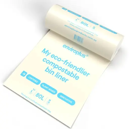 [130433] Enviroplus 80l Compostable Bin Liner 100/Ctn