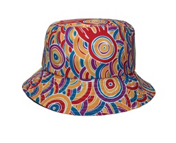 [CH_0643] HAT ABORIGINAL DESIGN - LANDMARKS DESIGN - STEPHEN HOGARTH