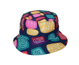 [CH_0644] HAT ABORIGINAL DESIGN - GOGO WUNDU (WATER FOREST COUNTRY) DESIGN - JEDESS HUDSON