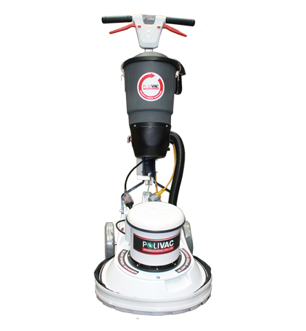 [SV25 SuperVac GEN II] Polivac- Sv25 Gen Ii Slow Speed Sander- Fitted With 400 Watt Vac Motor Built Into A Canister And With A Separator Canister