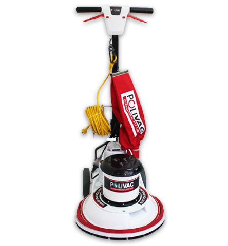 [PV25GEN II] Polivac- PV25 Gen II Suction Polisher- With Basin Brush Fitted With Universal Clutch