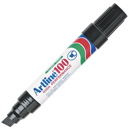 ARTLINE 100 PERMANENT MARKER CHISEL 12MM BLACK