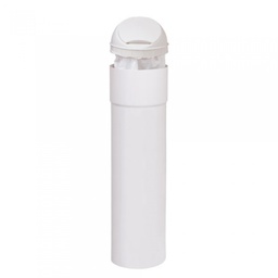 [120023CW] 13L MED TERRACYCLIC SANITARY WHITE PLASTIC BIN BASE