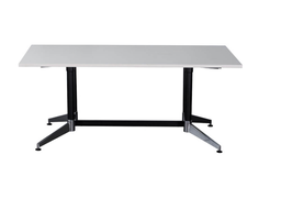 RAPIDLINE TYPHOON BOARDROOM TABLE 2400 X 1200 X 750MM (WHITE)