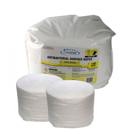 [WIPES-NA1200] Cleanstar -Antibacterial Lemon Scented Surface Wet Wipes 2-Pack