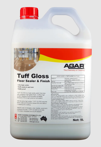 [TUF5] Agar - Tuff Gloss Floor Sealer Finish 5l