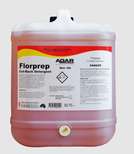 [FLP20] Agar - Florprep Cut-Back Detergent 20l