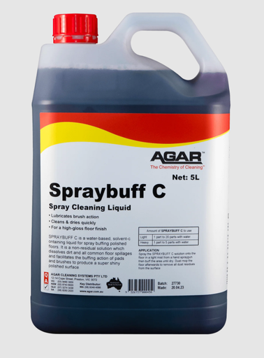[SPR5] Agar - Spraybuff C Spray Cleaning Liquid 5l
