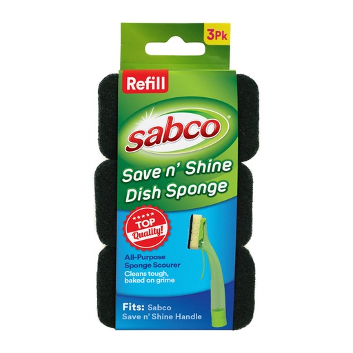[SAB60082] Sabco - Trigger Dish Sponge 3pk