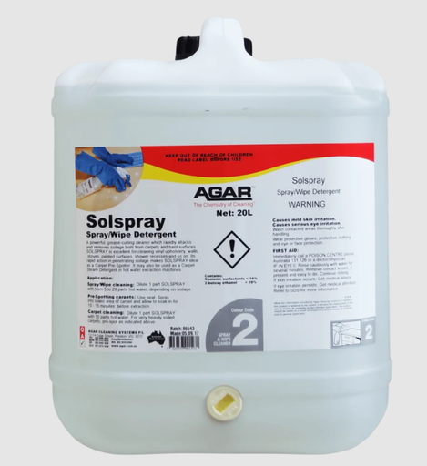 [SOL20] Agar - Solspray 20l