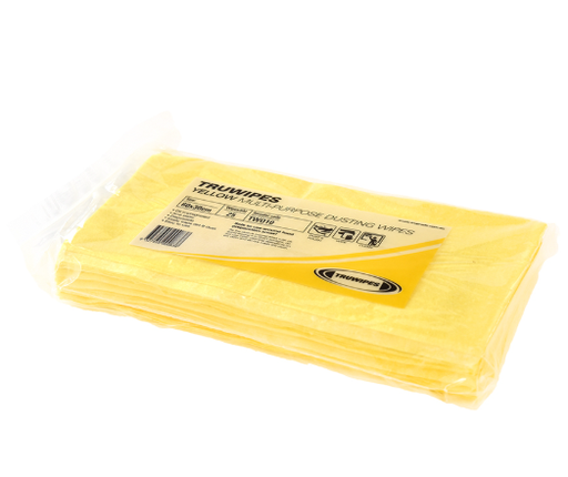 [140641C-TWO10] Yellow Impregnated Dusting Cloths Wipes