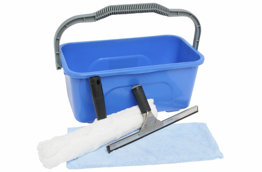 [41241] Edco - Economy Window Cleaning Kit With 12L Bucket