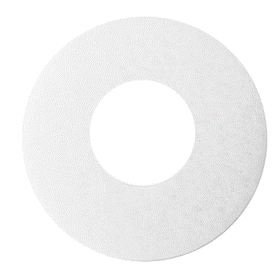 [VMIRA-PAD0010] Cleanstar - White Pad 1pc - Vmira 8"