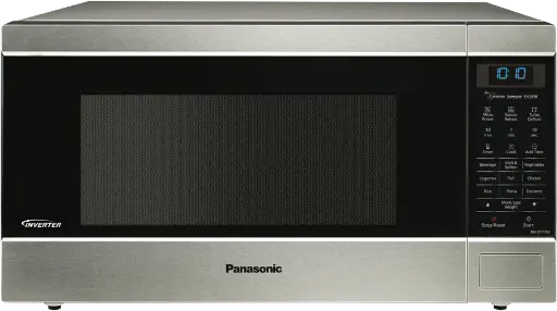 Panasonic 44L 1100W Inverter Sensor Microwave Oven (NN-ST776SQPQ) — Stainless Steel/Silver