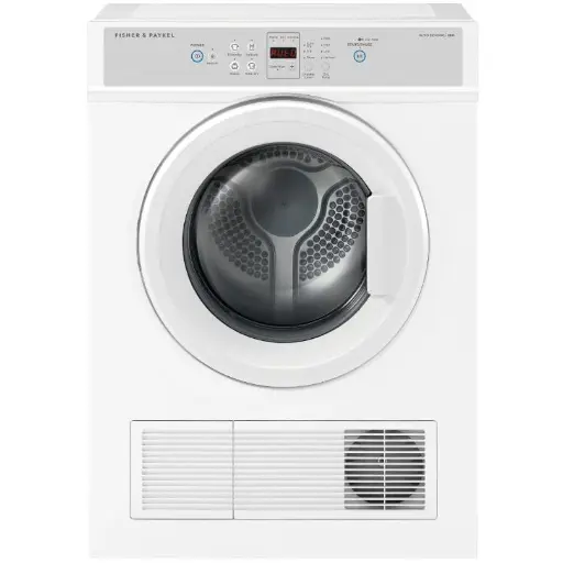 [431303] Fisher & Paykel DE6060M2 6kg Series 3 Vented Dryer (White) — Auto Sensing + Reverse Tumbling