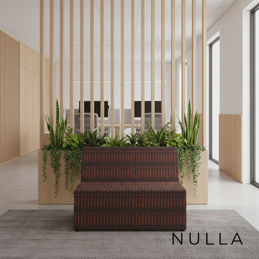 Rumpus 2 Seater Modular Lounge – Upholstered in Dreamweave "Water Tree Reflection – 001"