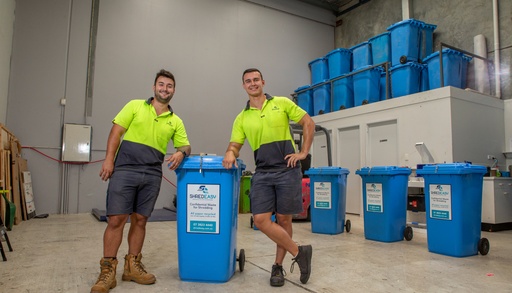 Secure Wheelie Bin Delivery - Shredding Service (240L) (One Off)