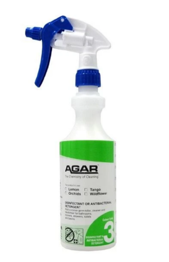 [D03C] AGAR-COUNTERFLU SCREEN PRINTED EMPTY BOTTLE 500ML