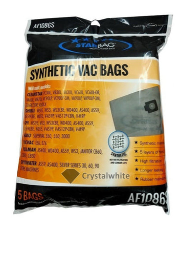 [AF1086S] Cleanstar - 5pk Commercial Vc30/60/90ltr Bags
