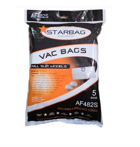[AF495] Cleanstar - Vacbag 10pk Micron/Purple Thrift