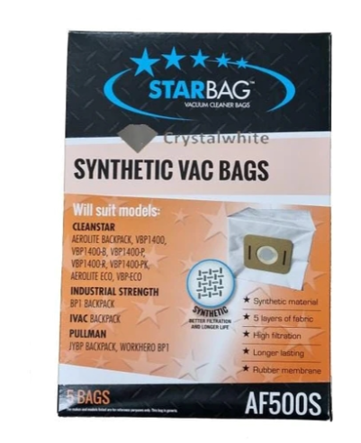 [AF500S] Cleanstar - Synthetic Bag 5pk
