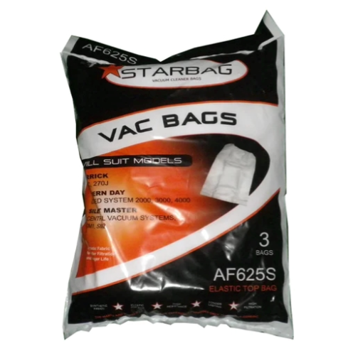 [AF625S] Cleanstar - Vacbag 3pk Silm Astduct Syntheti