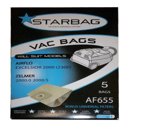 [AF655] Cleanstar - Vacbag 5pk Excel Sior (Vs153)